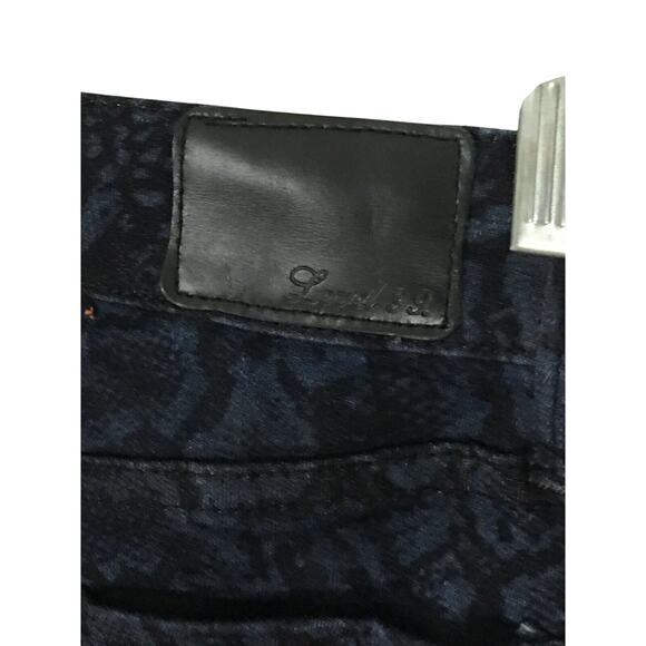Level 99 Jeans Janice Ultra Skinny Snake Animal Skin Print Stretch Womens 25 - Picture 5 of 7